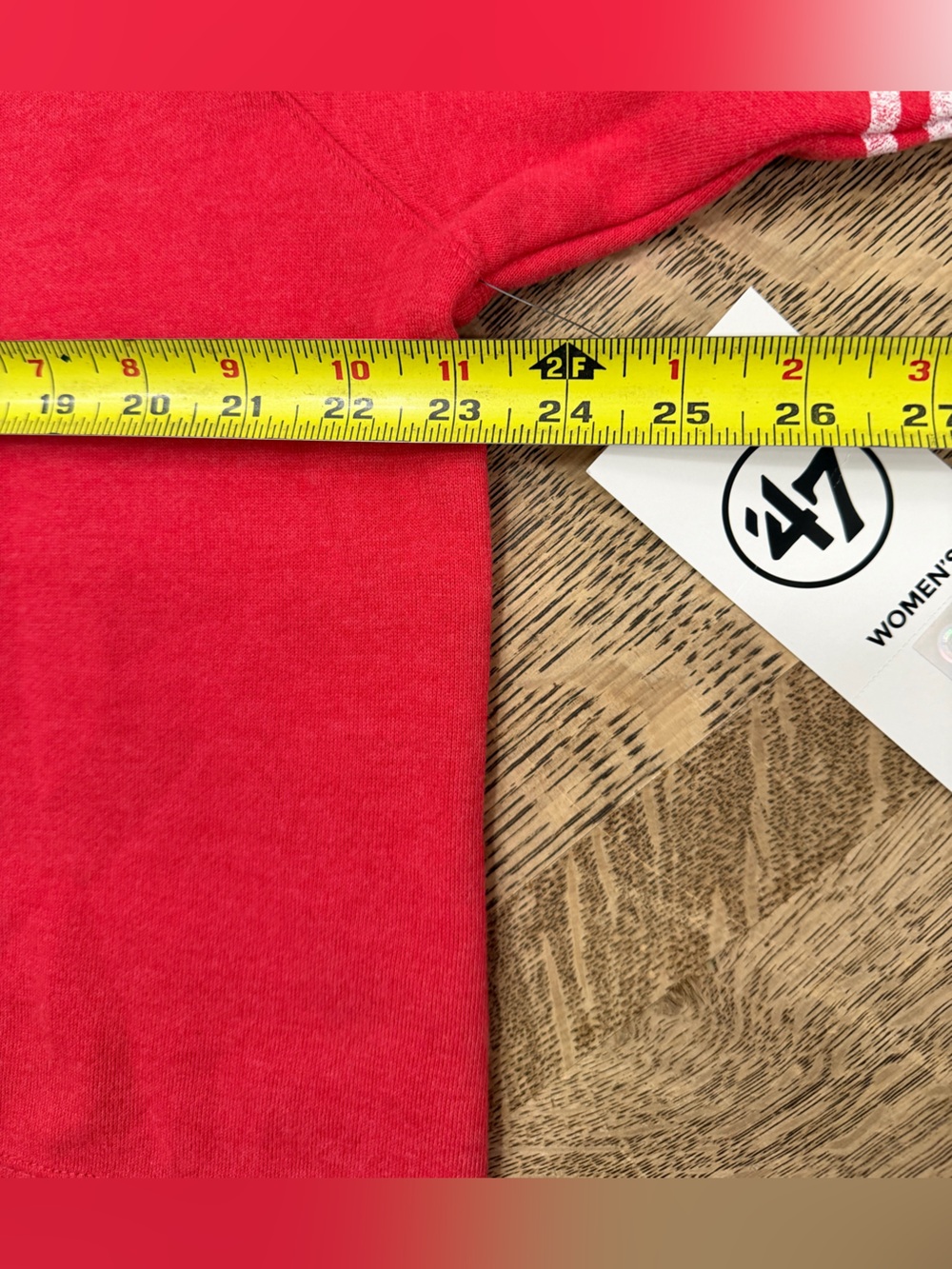 NWT Nebraska Huskers Allie Modest Raglan Long Sleeve Cropped Sweatshirt medium - Picture 11 of 15